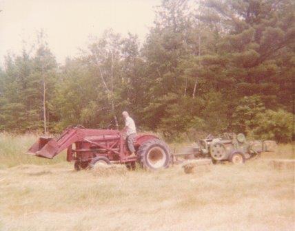 Haying - working the fields