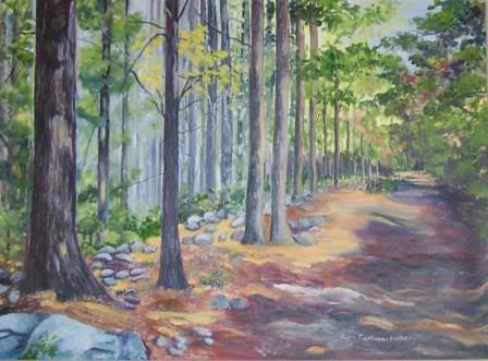 Path to Snowmobile Trail